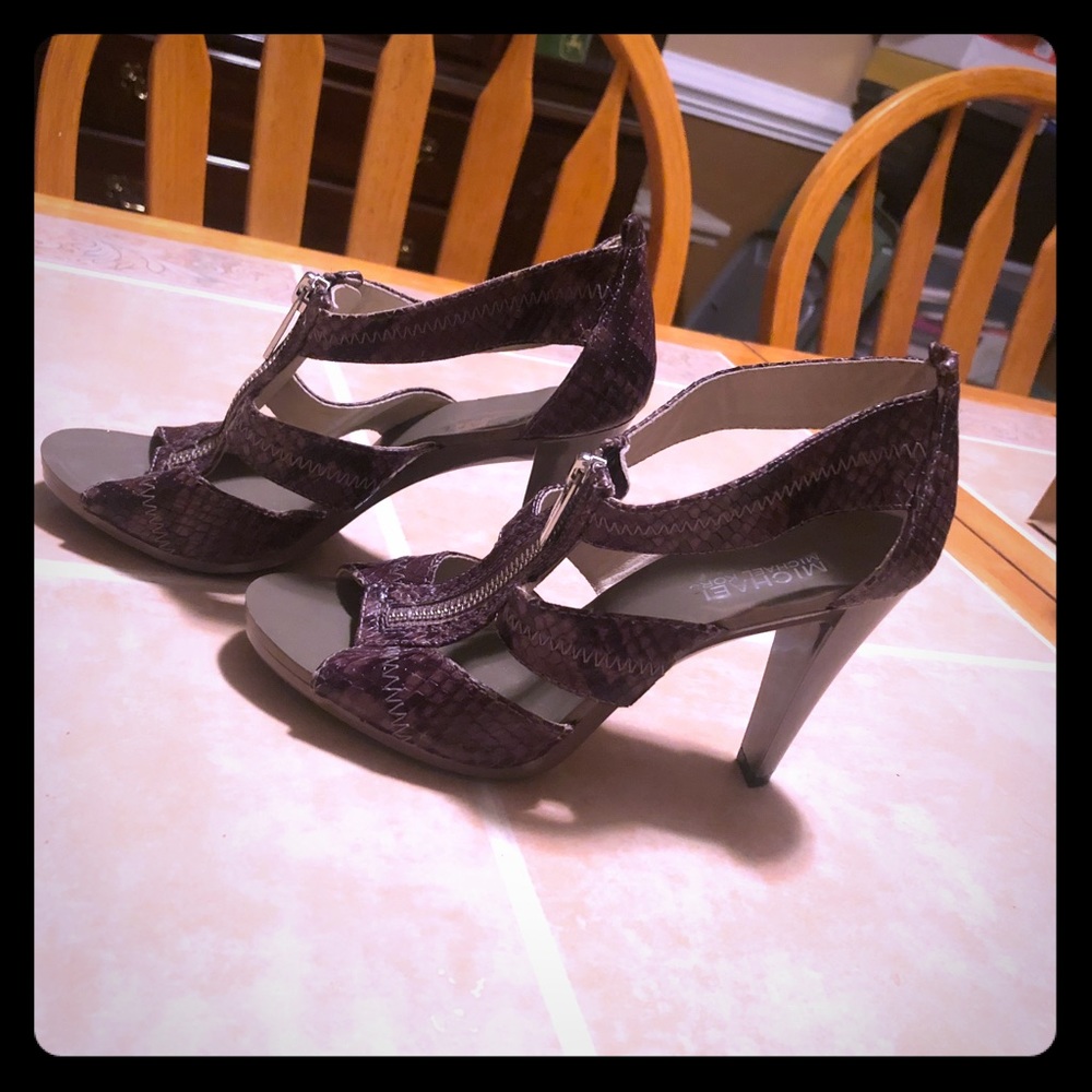 Michael Kors Berkley T-Strap Heels